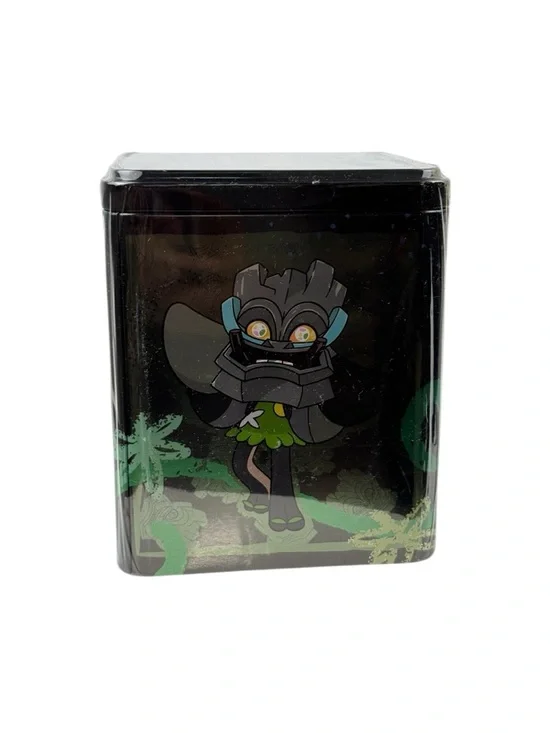 Pokémon TCG Eldegoss & Grimmsnarl Stacking Black Tin Square Sealed New - Picture 3 of 9